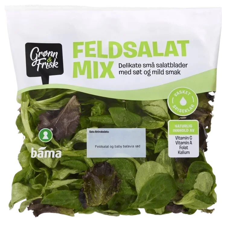Feldsalat Mix 65g Grønn&Frisk