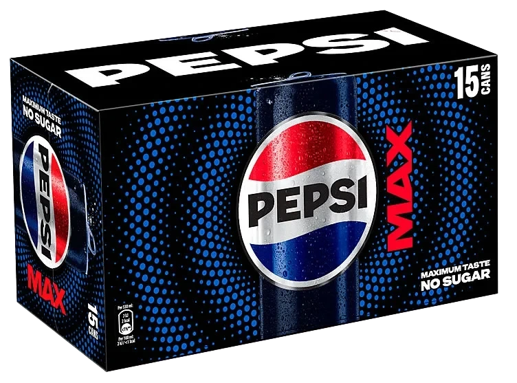Pepsi Max 15x0,33l boks