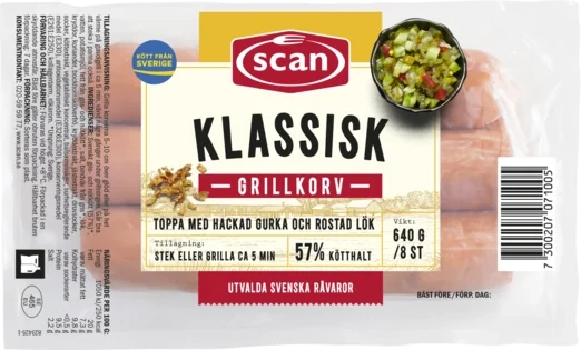 Klassisk Grillkorv