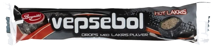 Vepsebol hot lakris  42g