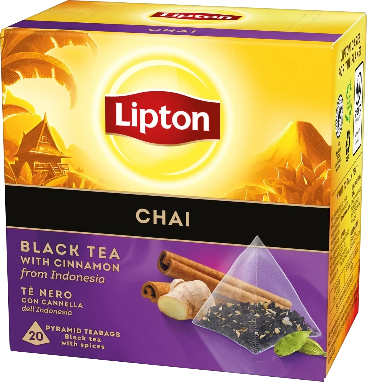 Svart Pyramidte Chai