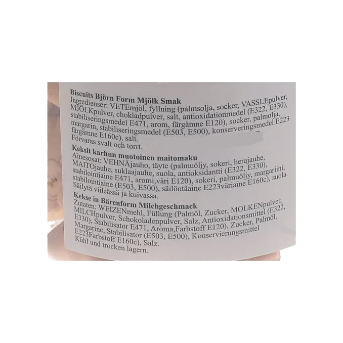 Kakor Björn Mjölk
