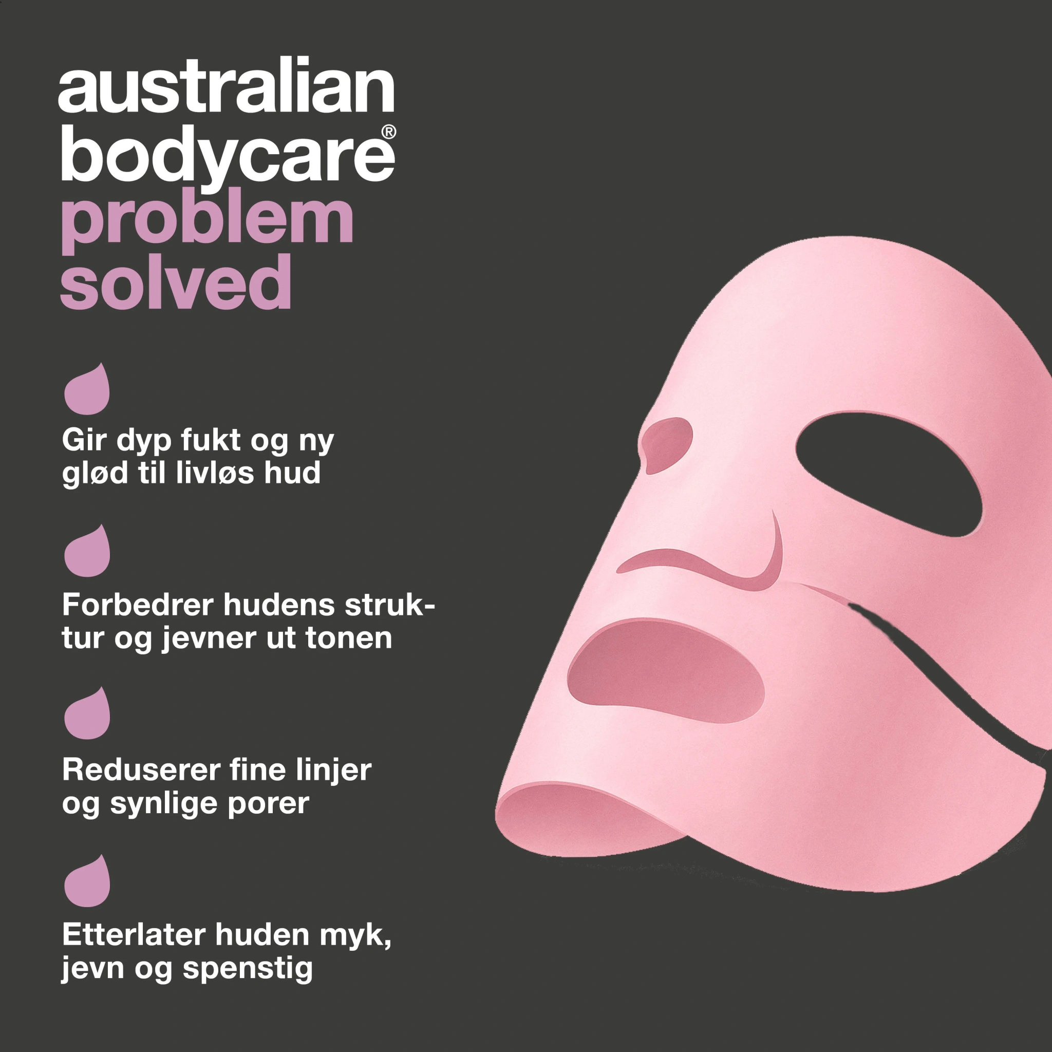 Australian Bodycare B12 Collagen Facial Mask, 4 stk.
