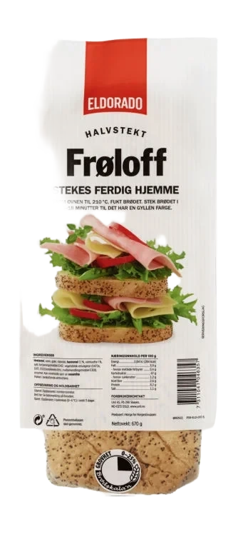 Frøloff Lettstekt 670g Eldorado