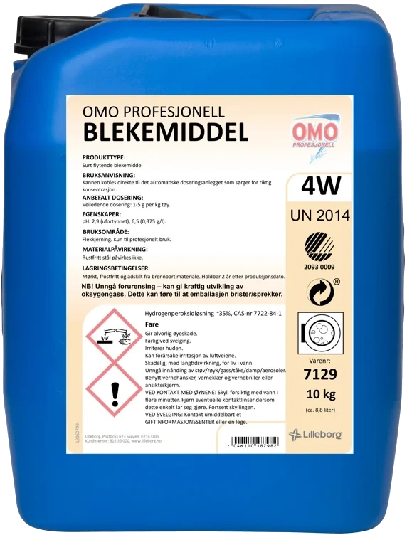 Omo prof.blekemiddel    4w    10kg