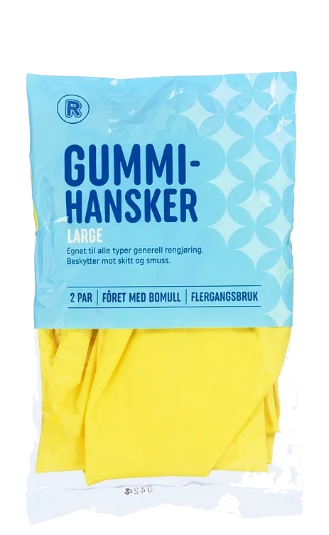 Gummihansker large   2par