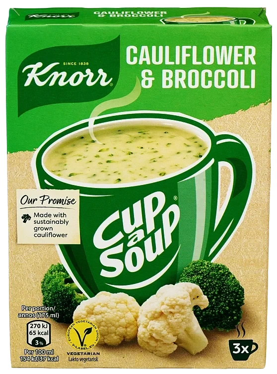 Knorr cup a soup blomkål/brokkoli   3pk