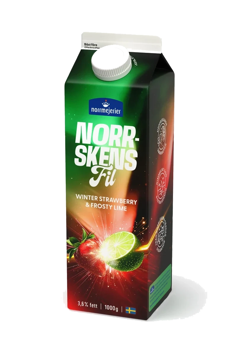 Norrskensfil Winter Strawb/Lime