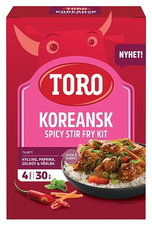 Koreansk stir fry kit  330g
