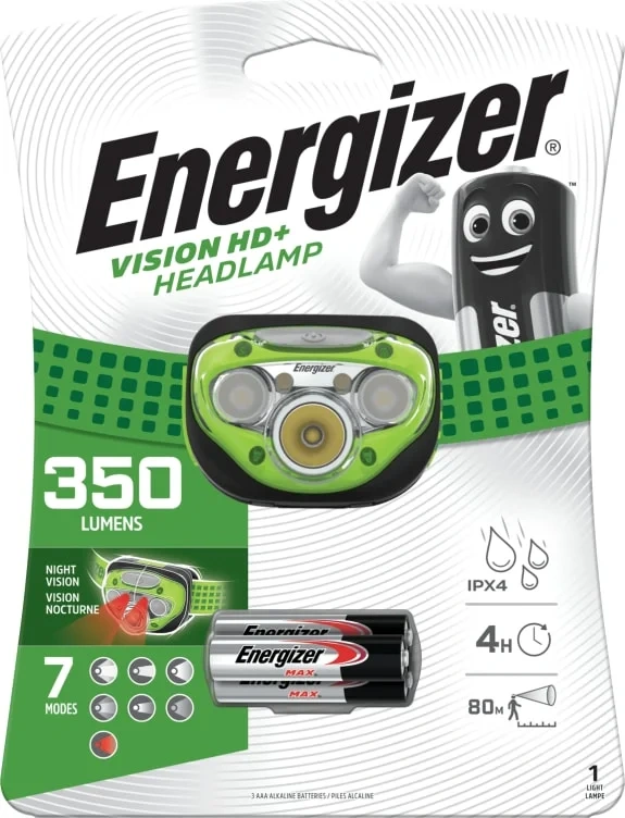 Vision Hd+ With 3xaaa Lykte Energizer