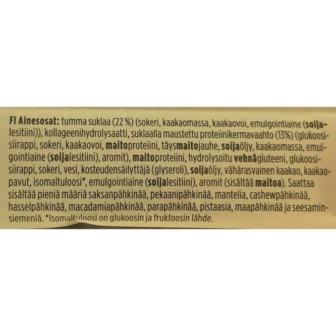 GAINOMAX Proteinbar Mörk Choklad