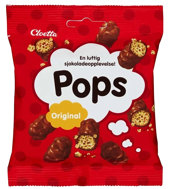 Cloetta pops original 60g