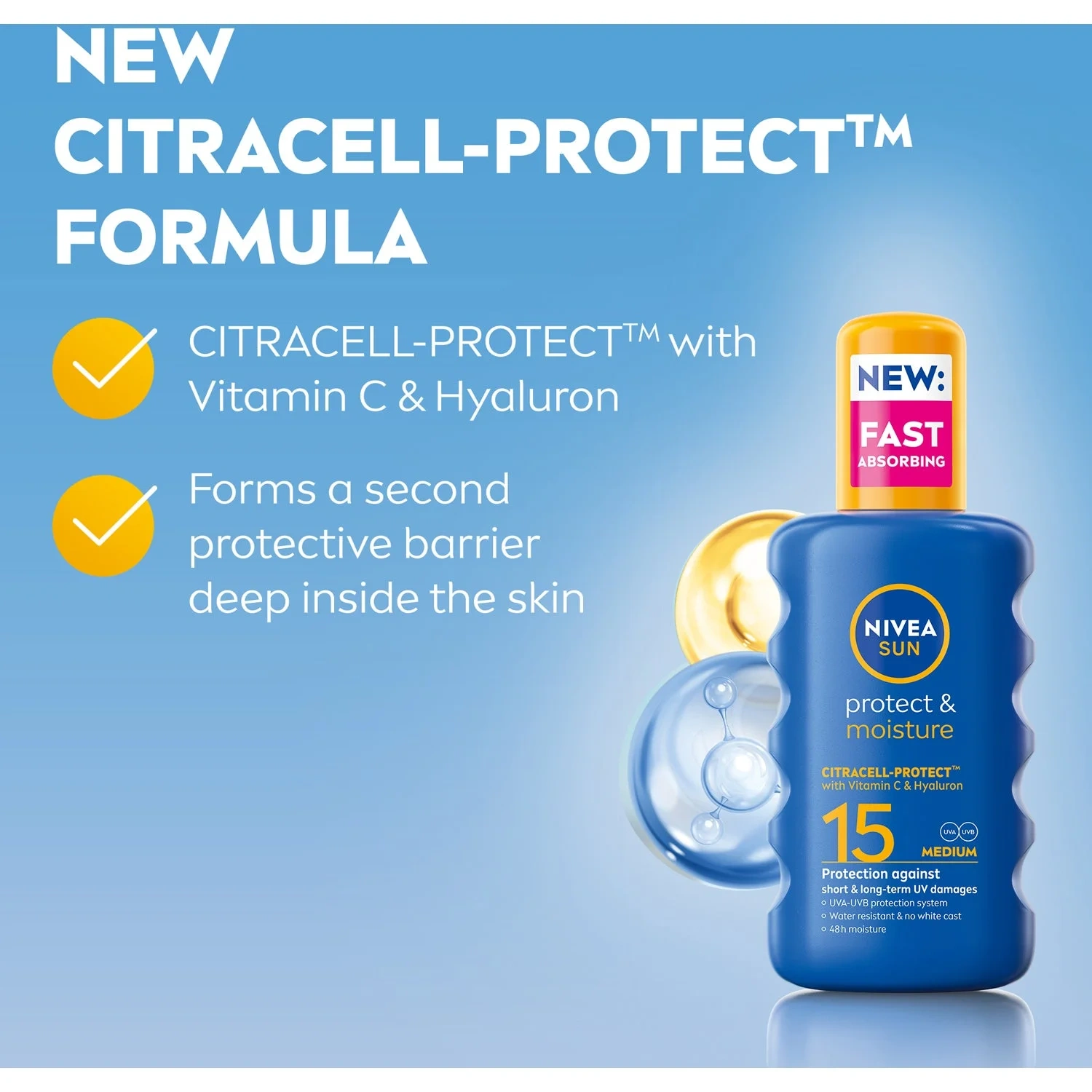 Nivea sun spray spf15 200ml