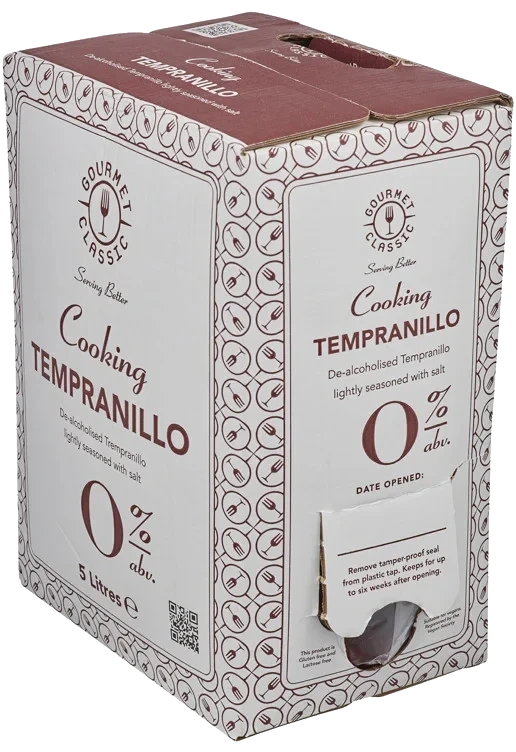 Tempranillo 0% rød matvin   5l