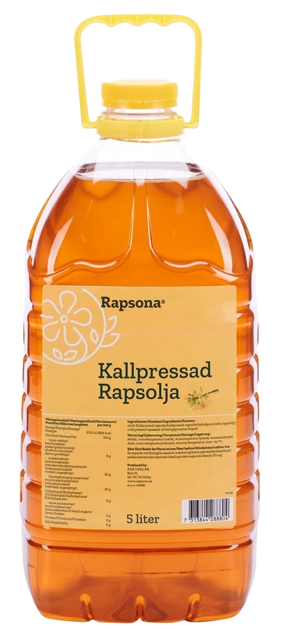 Kallpressad rapsolja
