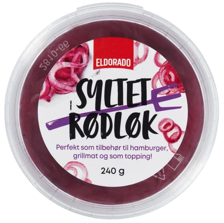 Rødløk Syltet 240g Eldorado