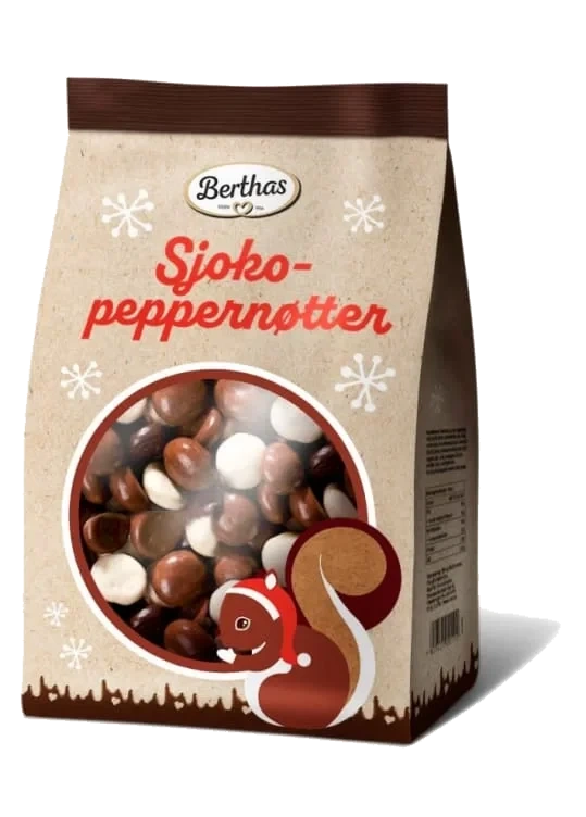 Sjokopeppernøtter 250g Berthas