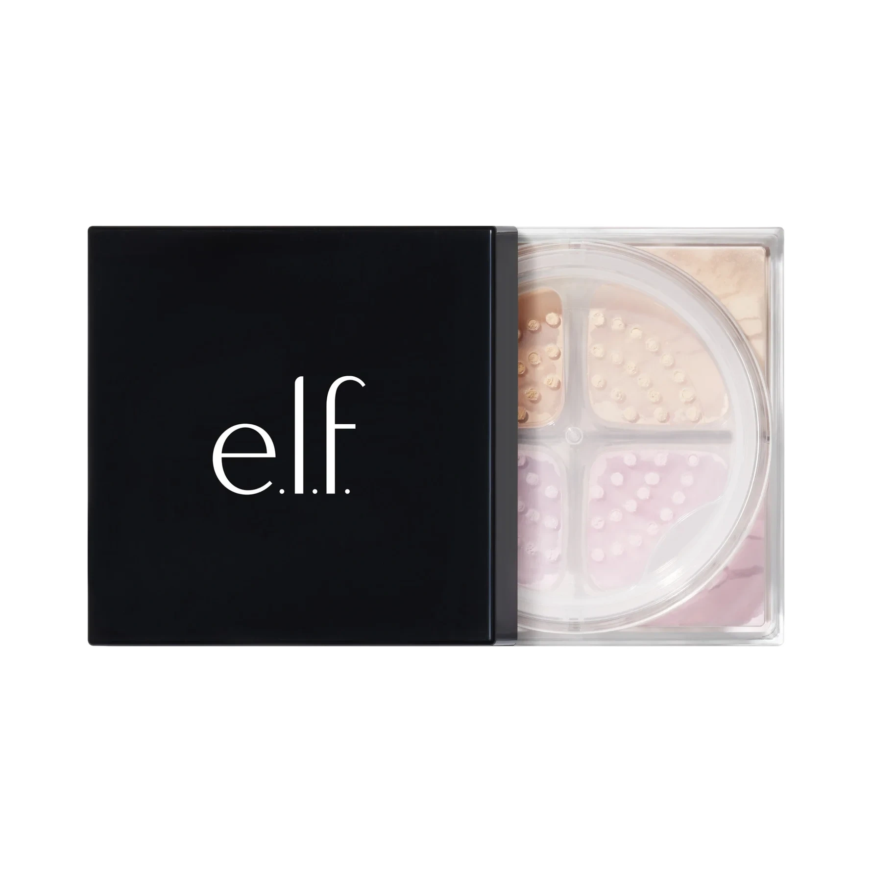 e.l.f. Set it Bright Powder Quad Light-Medium