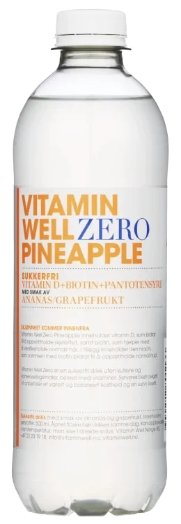 Vitamin Well Zero Pineapple 500ml