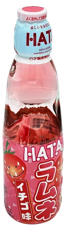 Hata Ramune Soda Strawberry 200ml