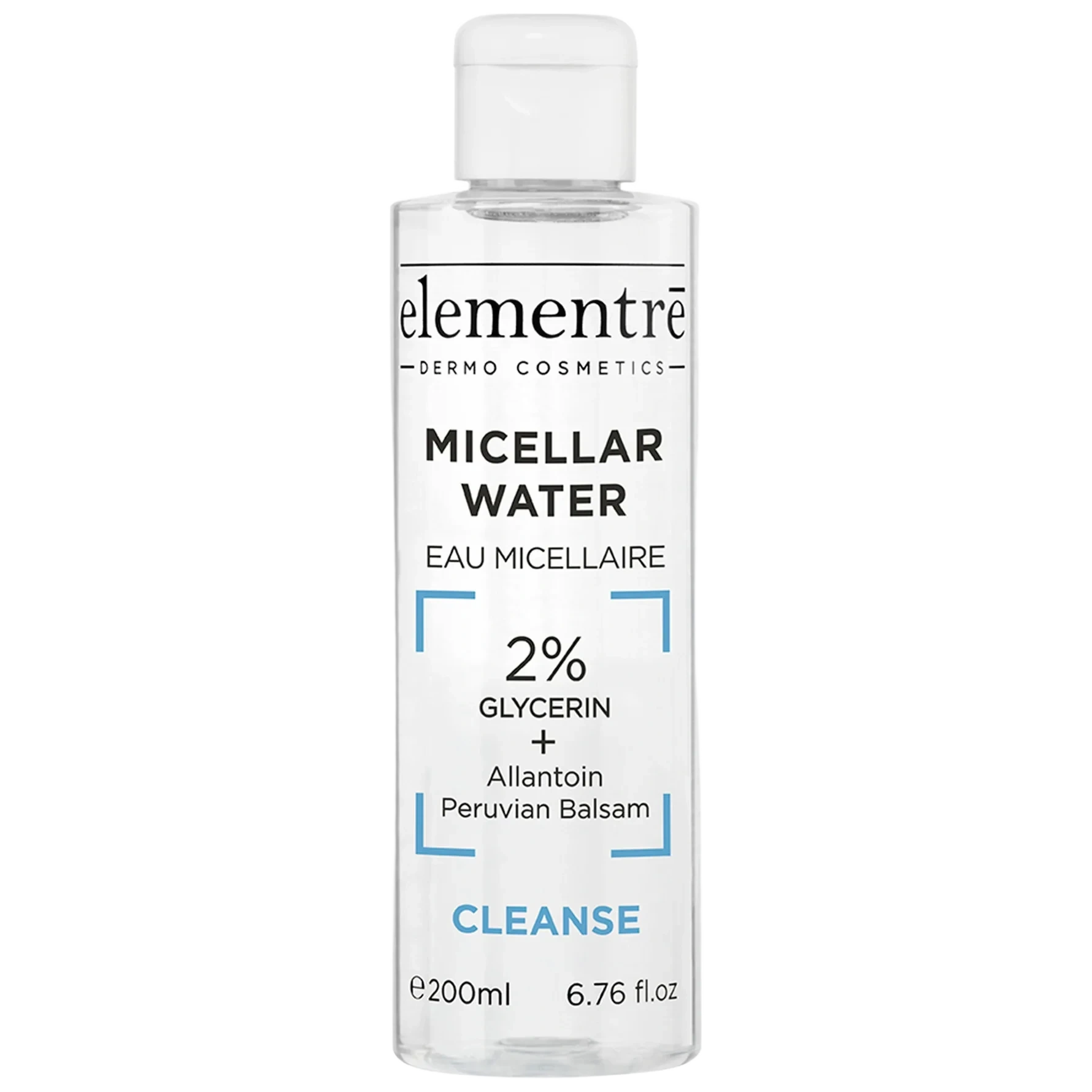 elementrē Micellar Water - 2% Glycerin 200 ml