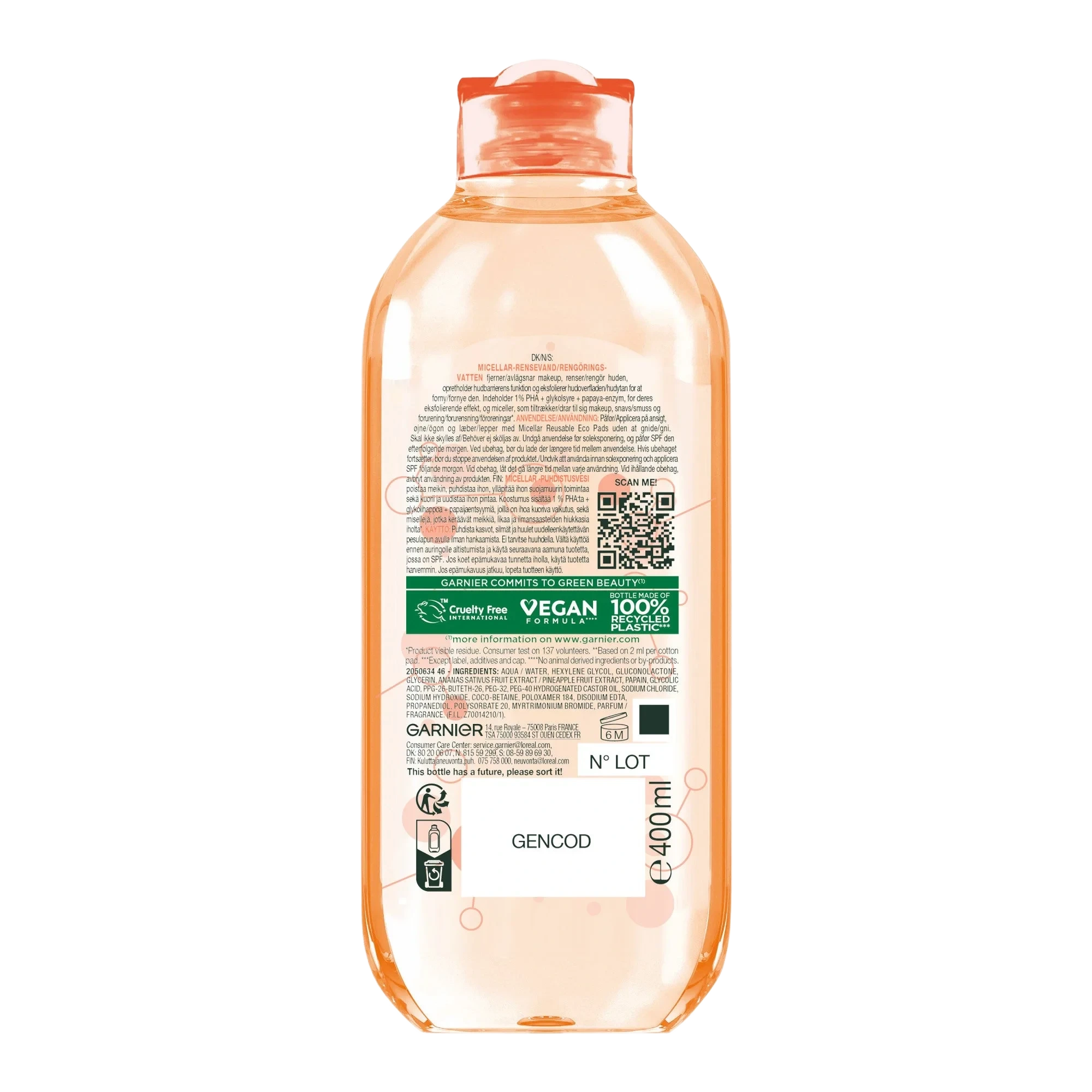 Garnier Micellar Peeling Water 400ml