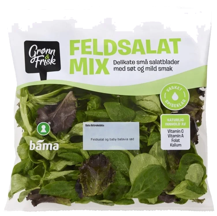Feldsalat Mix 65g Grønn&Frisk