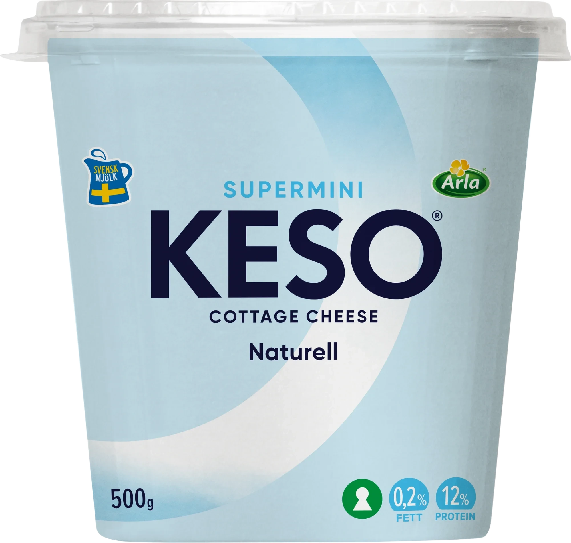 Cottage cheese supermini 0.2%
