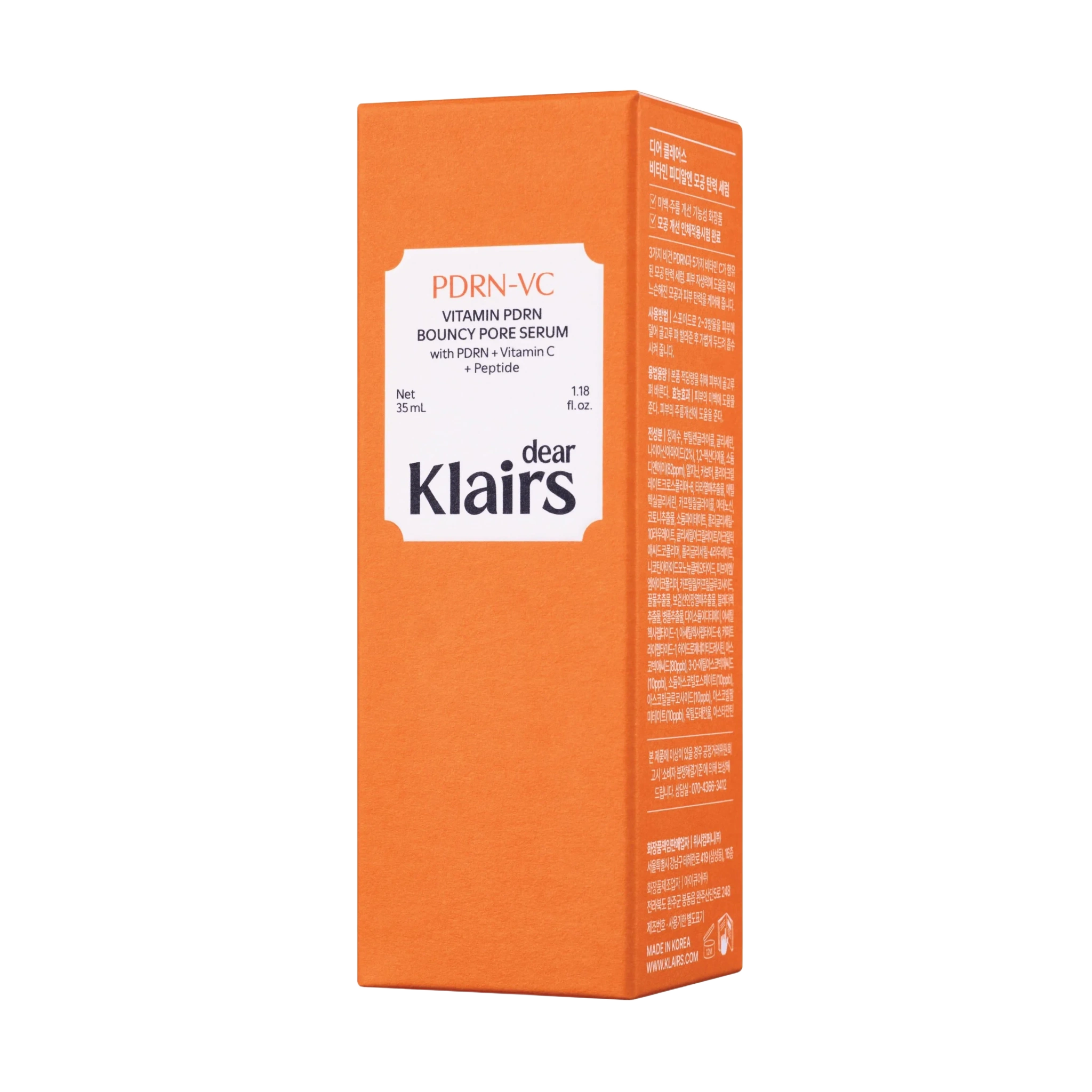 Klairs Vitamin PDRN Bouncy Pore Serum, 35 ml
