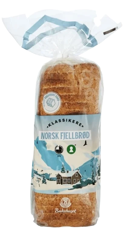 Norsk Fjellbrød Skåret 750g Bakehuset