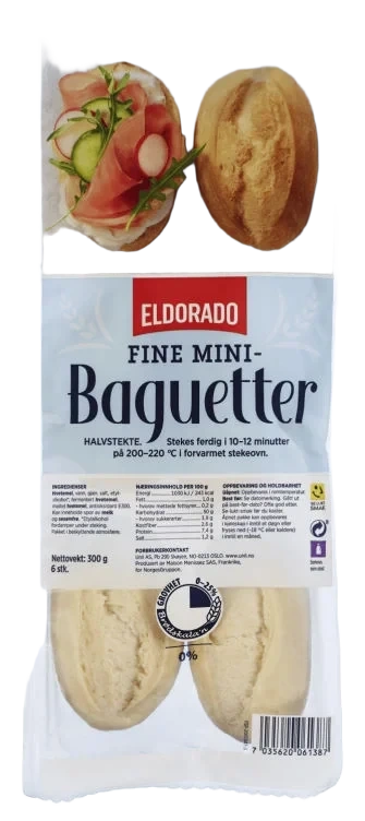 Baguetter Fine 6x50g Eldorado