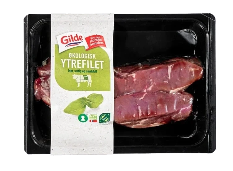 Ytrefilet Av Storfe i skiver Økologisk