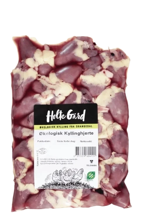 Kyllinghjerte Økologisk Ca450g Holte