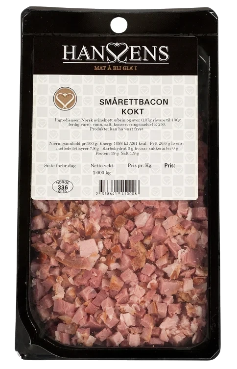 Smårettbacon Kokt Ternet Hanssens