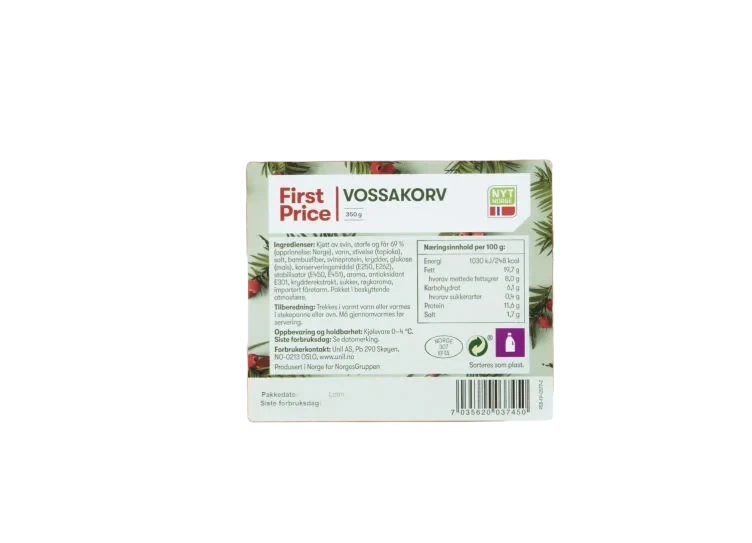 Vossakorv 350g First Price