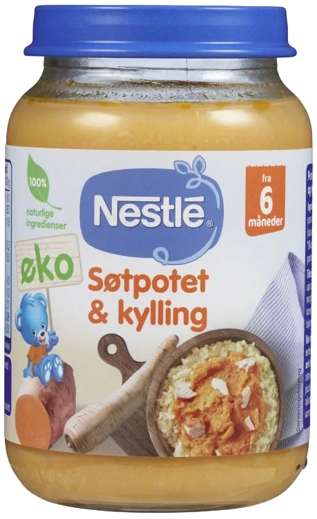 Søtpotet & Kylling 6m 190g