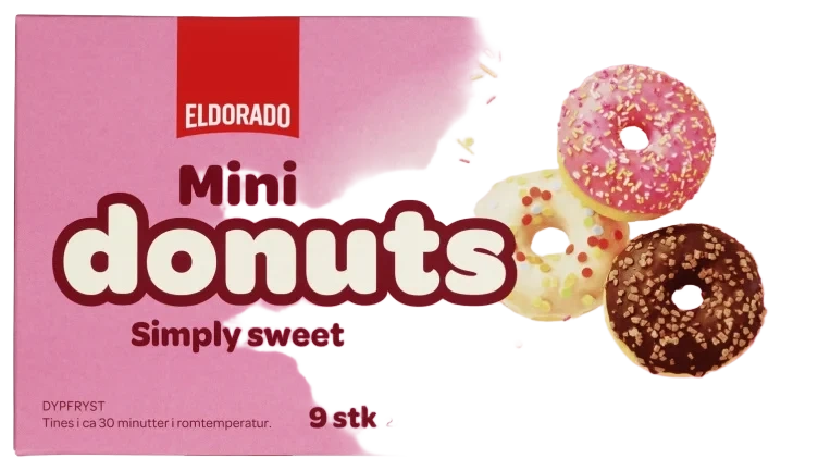 Donuts Mini Trio 9stk 276g Eldorado