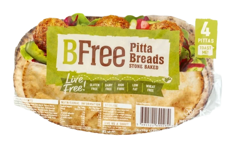 Pitabrød glutenfri 4pk 220g Bfree