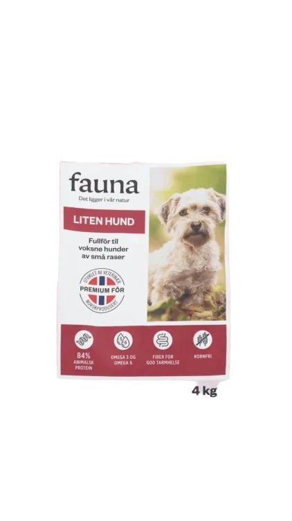 Fauna Liten Hund Tørrfor 4kg