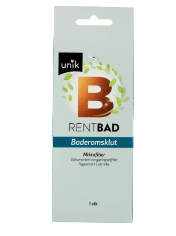Baderomsklut Mikrofiber 1stk Unik