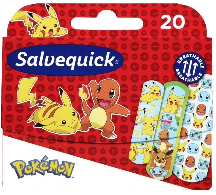 Salvequick plaster pokémon  20stk