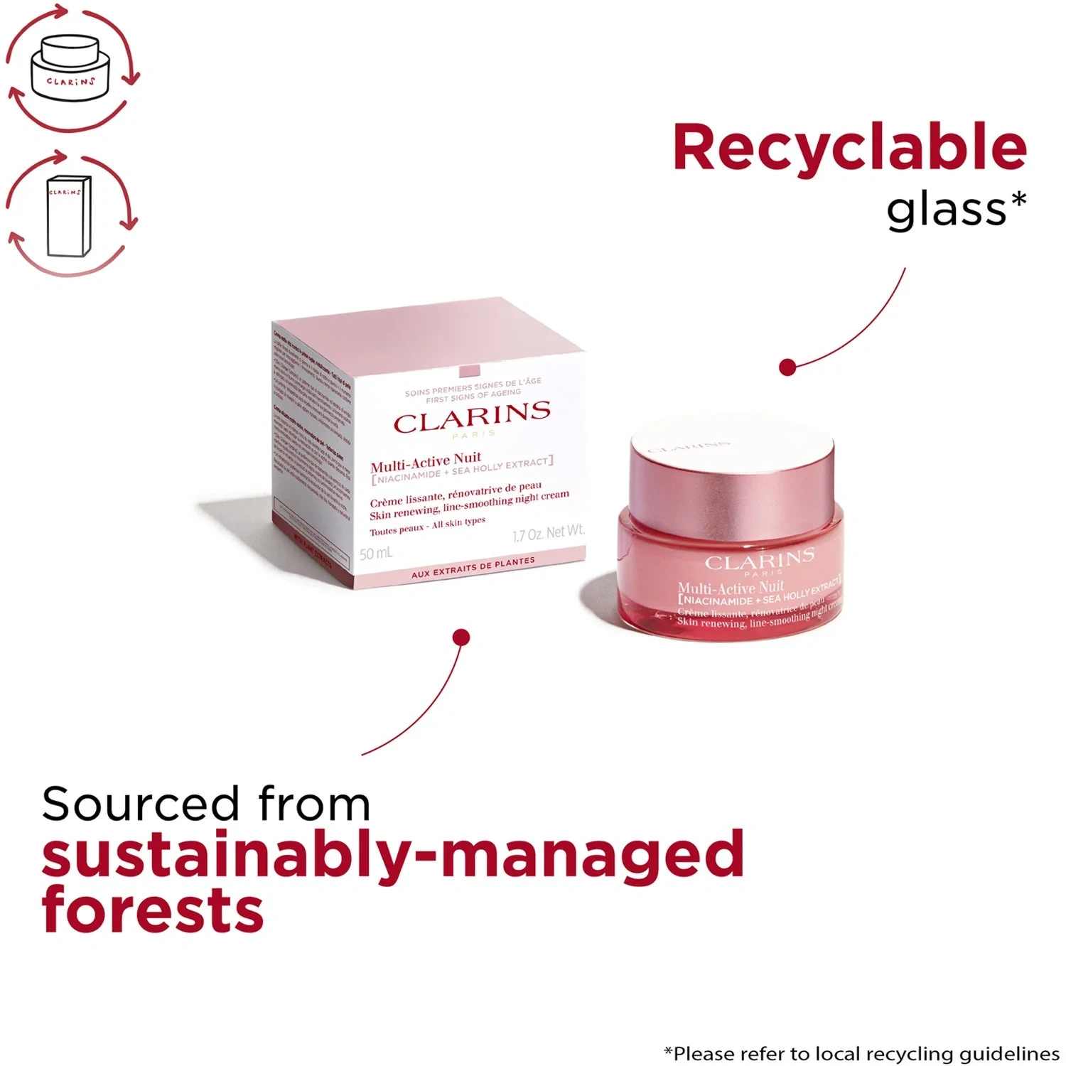 Clarins Multi-Active Night Cream All Skin Types 50 ml