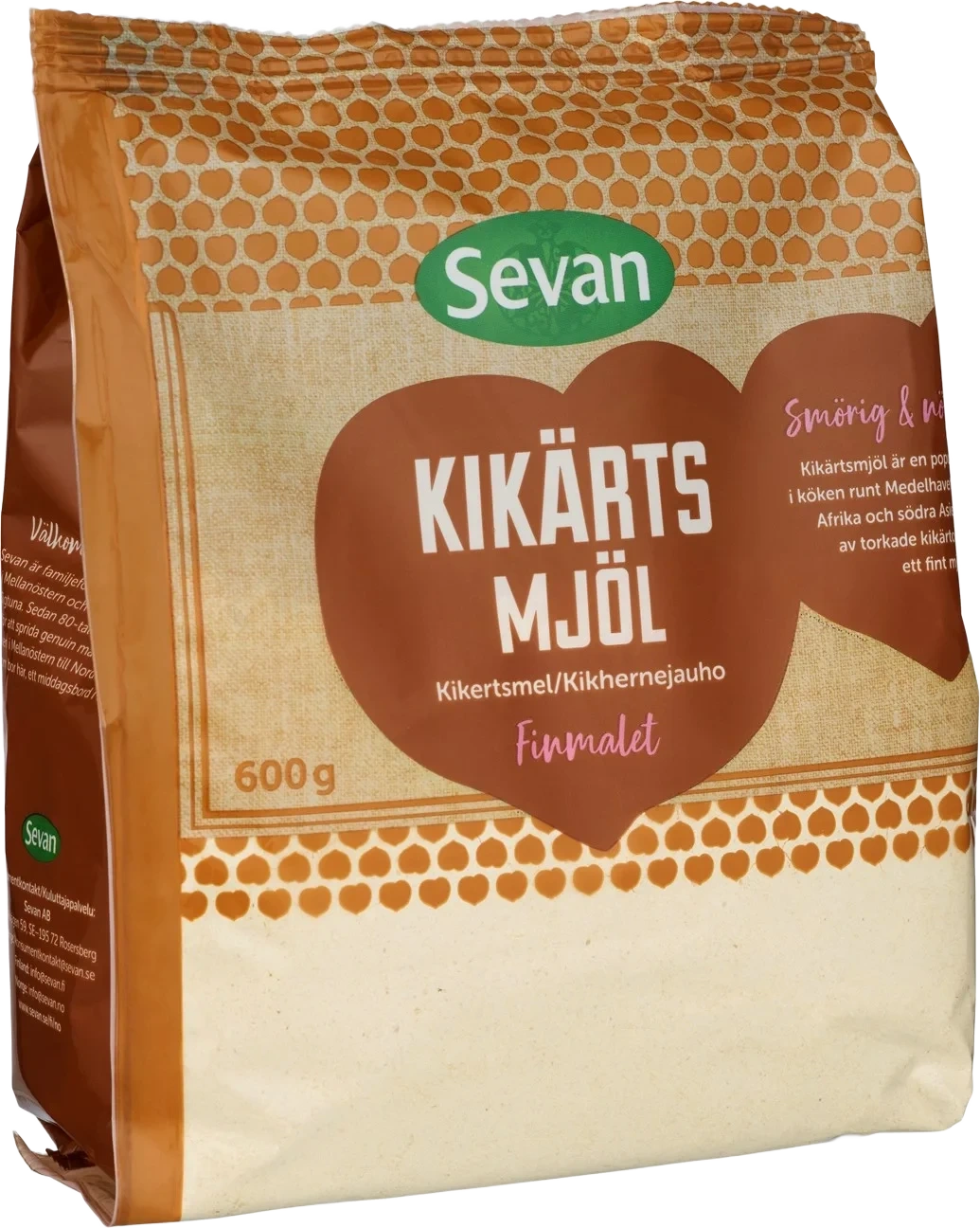 Kikertsmel 600 g Sevan