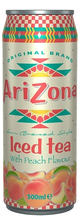 Arizona iced tea peach bx  12x0,5l