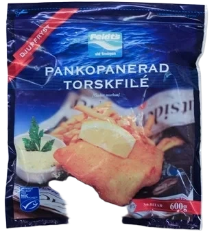 Torskefilet Pankopanert 600g Msc