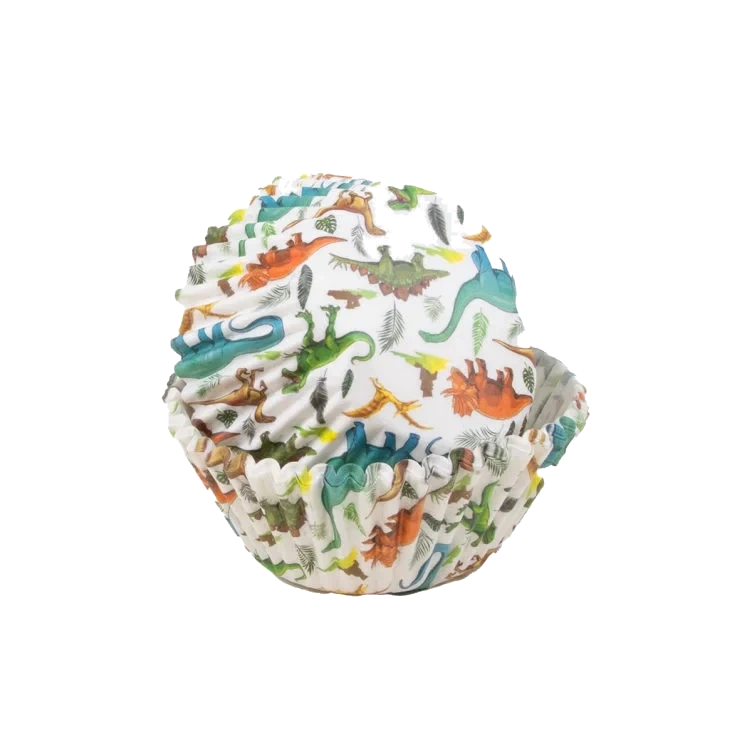 Muffinsform Dinosaur 50stk Cacas
