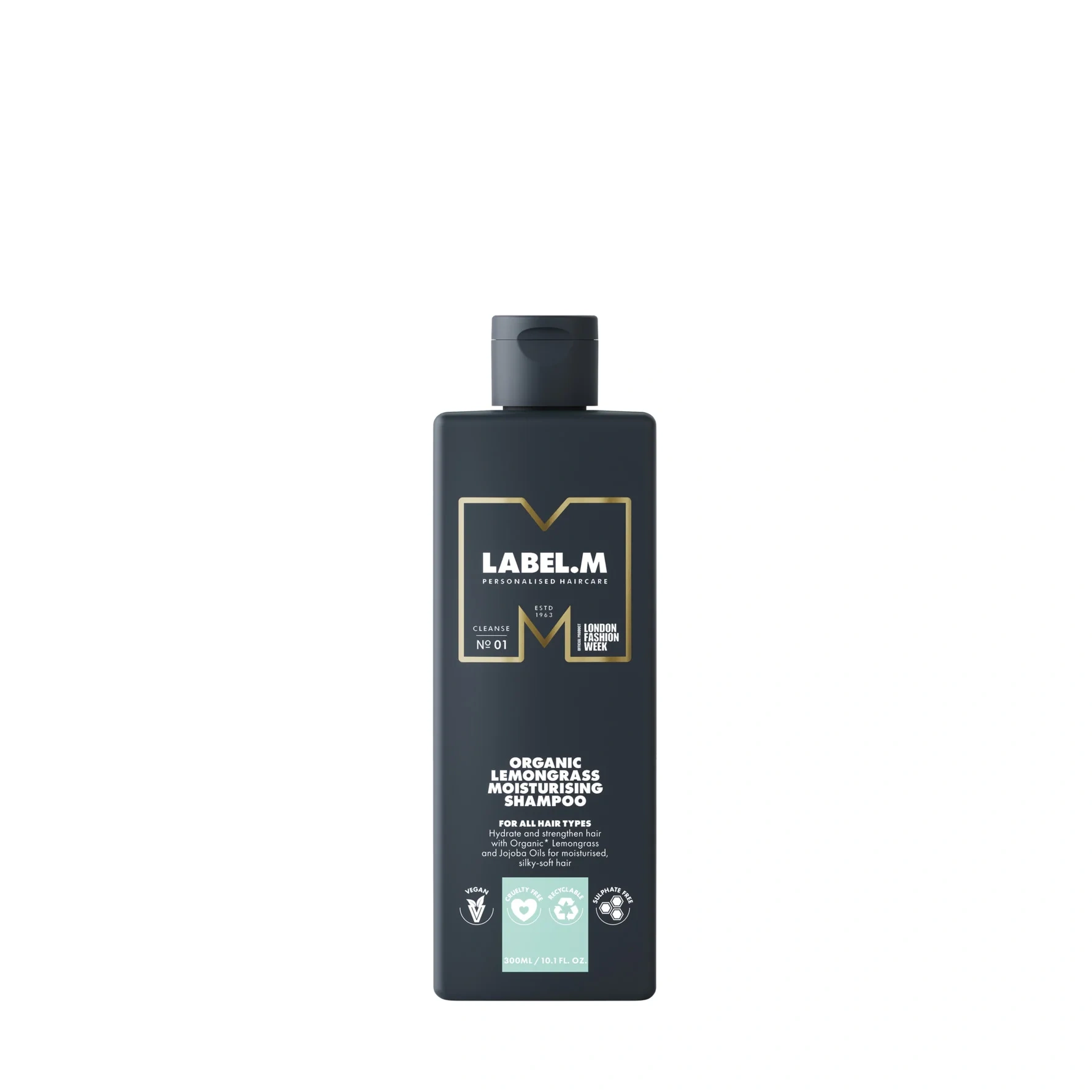 label.m Organic Lemongrass Moisturising Shampoo 300 ml