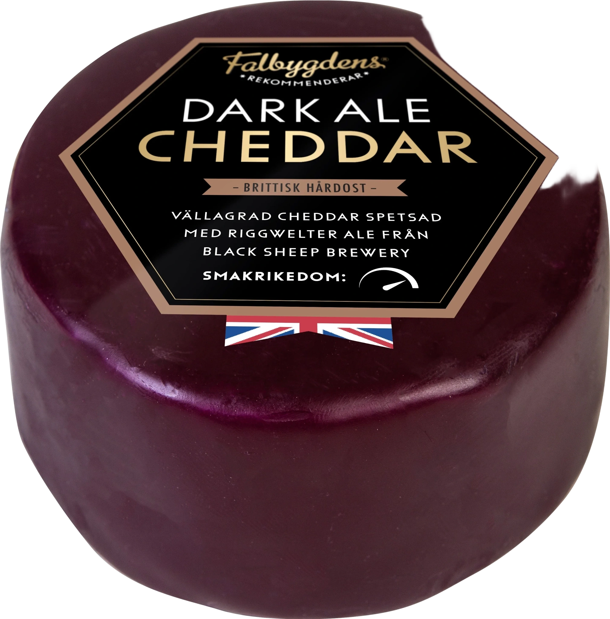 Cheddarpuck dark ale hårdost