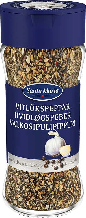 Hvitløkspepper 90g Santa Maria