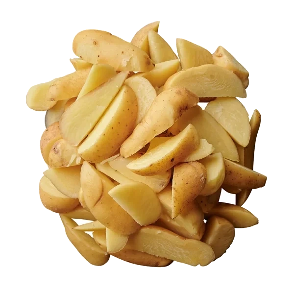 Potatis klyft m skal 6-bit deli sv